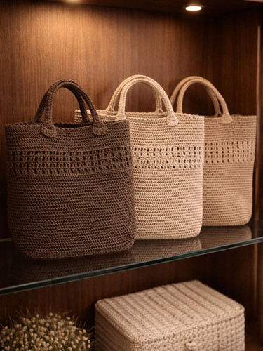 کیف رافیا دسته کوتاه