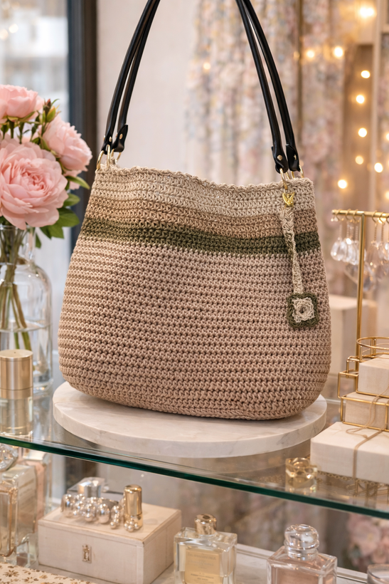 فروش کیف دستبافت مکرومه